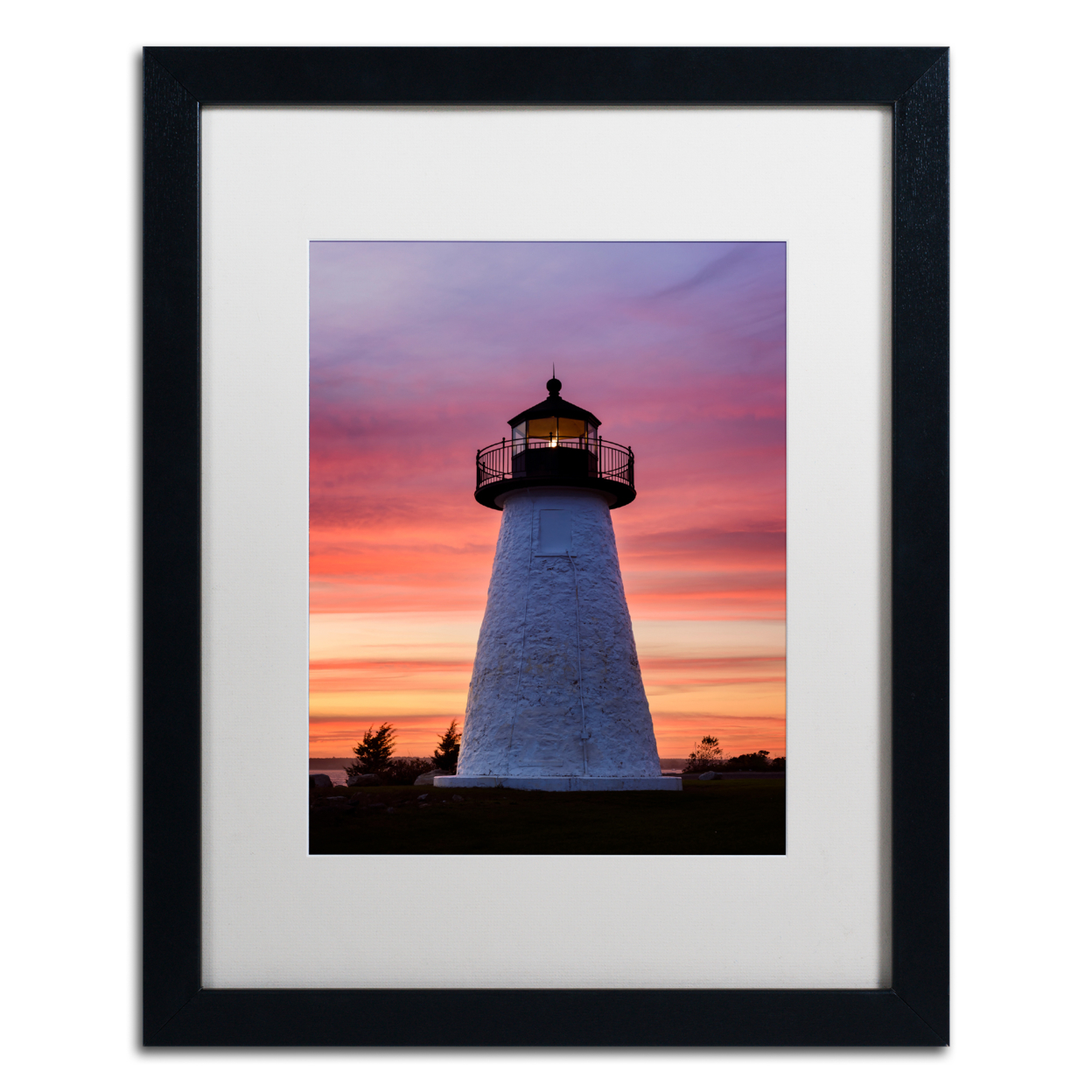 Michael Blanchette Photography 'Needle In The Sky' Black Wooden Framed Art 18 X 22 Inches