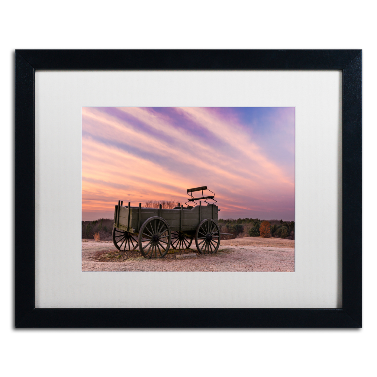 Michael Blanchette Photography 'Bygone Days' Black Wooden Framed Art 18 X 22 Inches