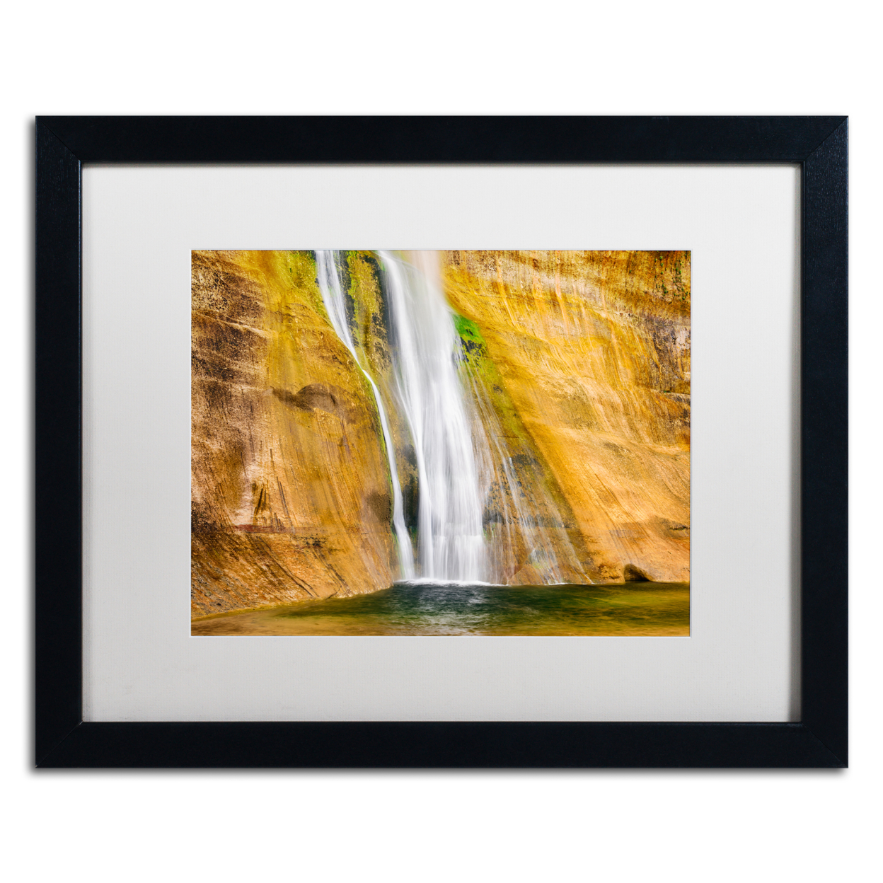 Michael Blanchette Photography 'Ribbons 2' Black Wooden Framed Art 18 X 22 Inches