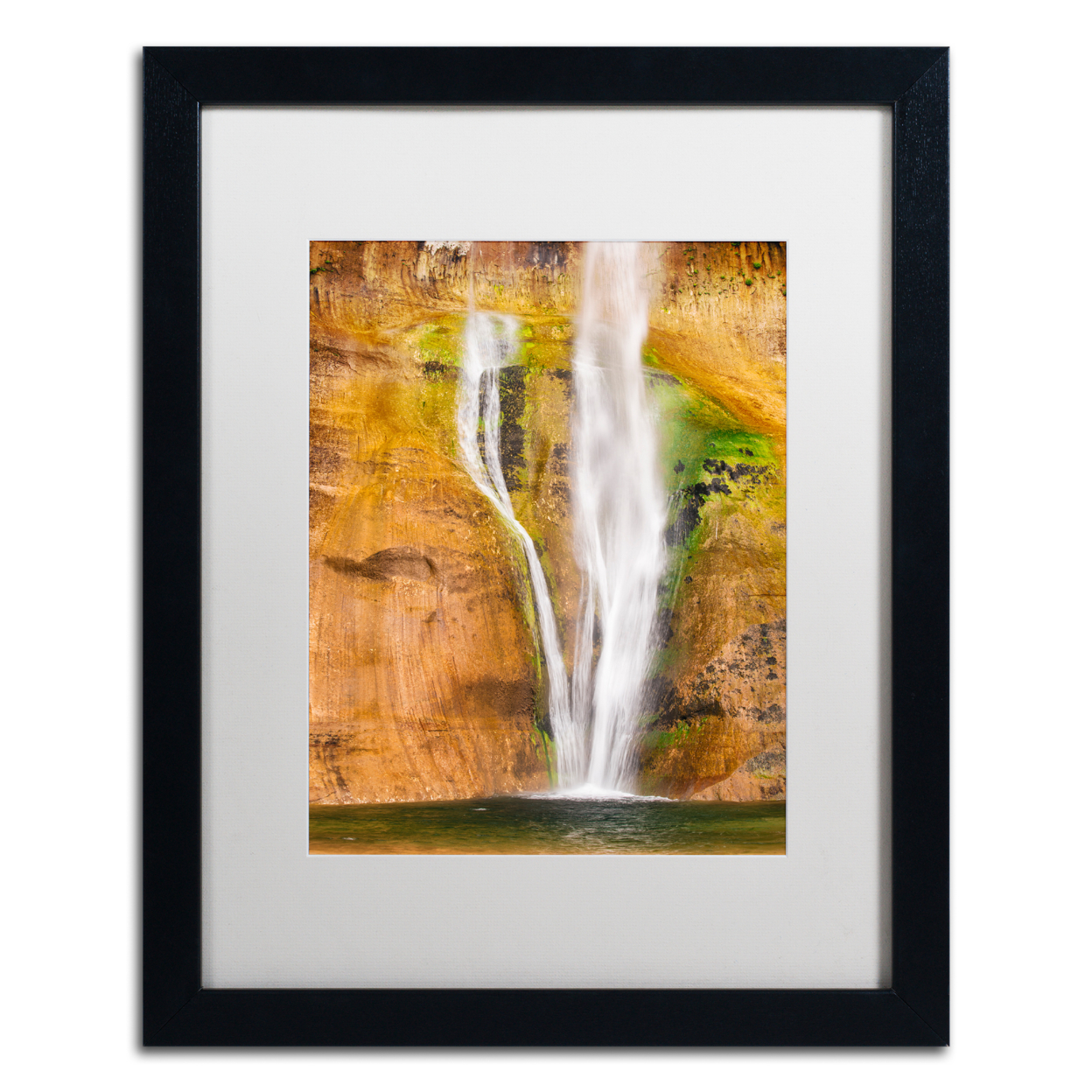 Michael Blanchette Photography 'Ribbons' Black Wooden Framed Art 18 X 22 Inches
