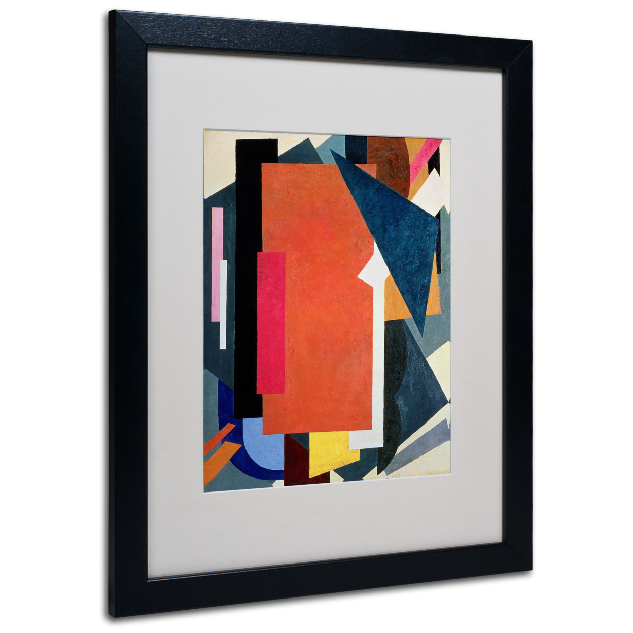 Abstract III' Black Wooden Framed Art 18 X 22 Inches