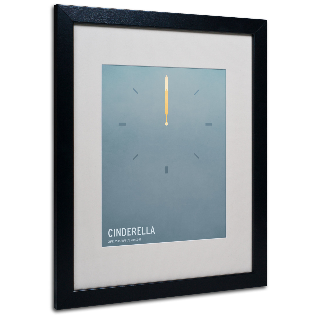 Christian Jackson 'Cinderella' Black Wooden Framed Art 18 X 22 Inches