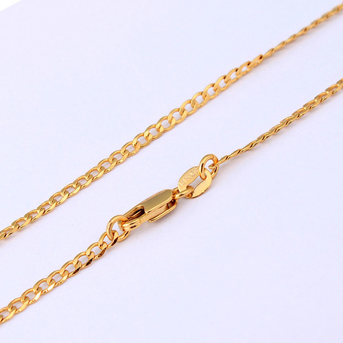 18k Gold Filled Cuban Link 24 Inches Unisex