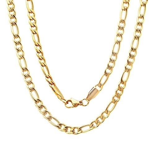 Gold Filled Figaro Chain 24 Unisex