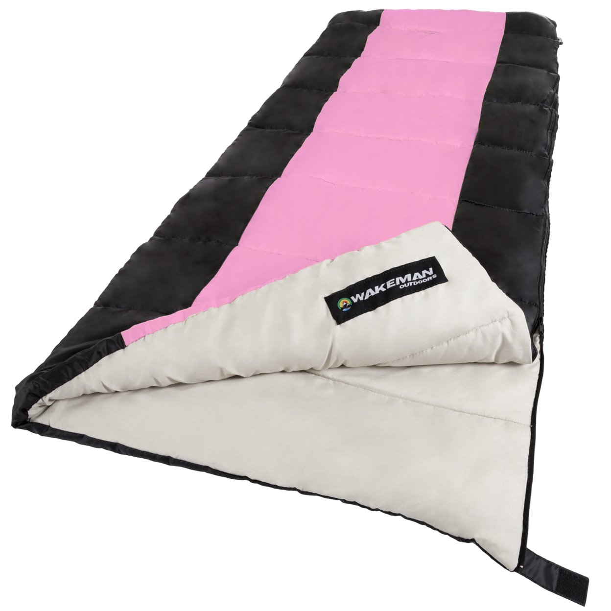 Sleeping Bag, 2-Season With Carrying Bag For Adults And Kids, Otter Tail Sleeping Bag (Pink) (For Camping And Festivals)