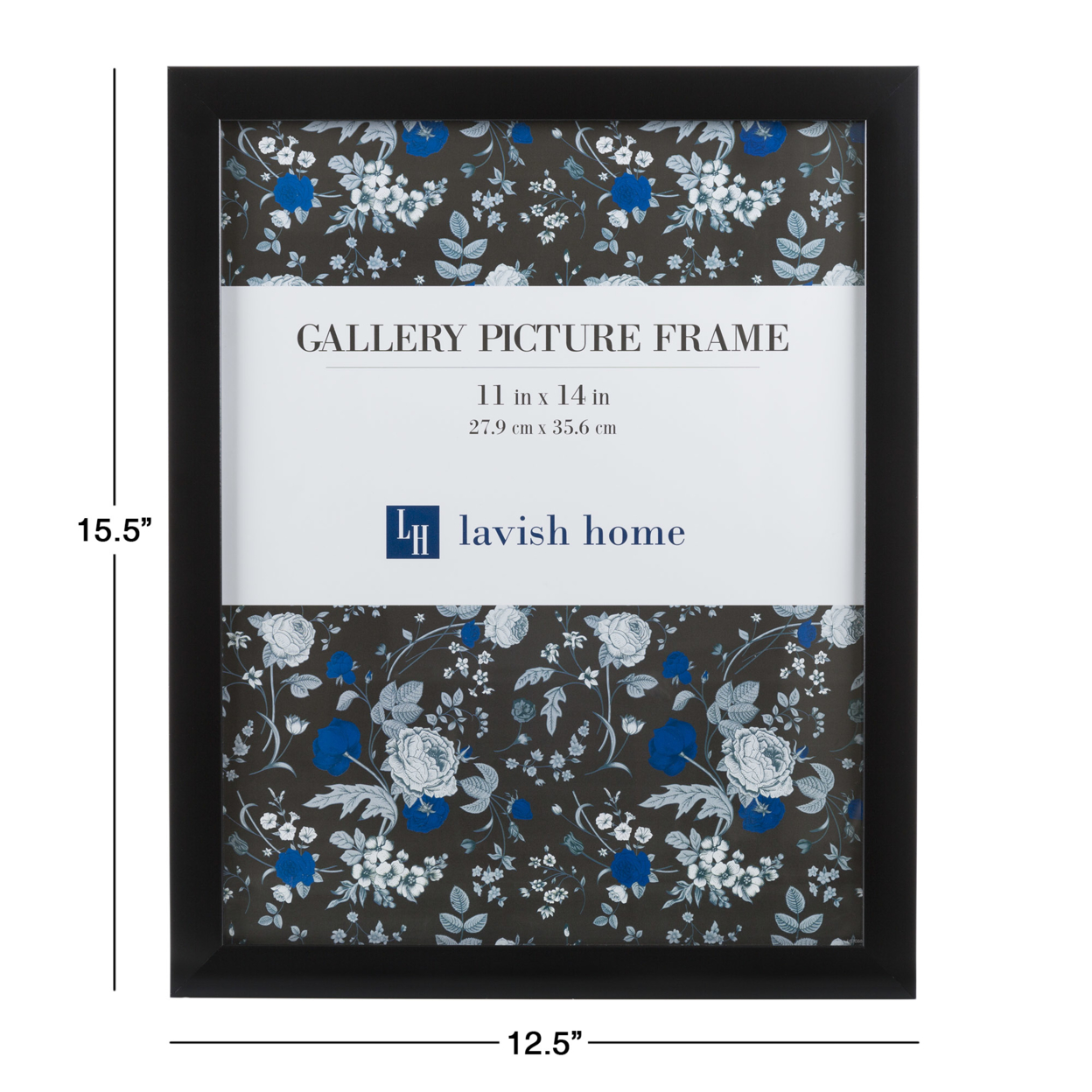 Picture Frame Set, 11x14 Frames Pack For Picture Gallery Wall With Stand And Hanging Hooks, Set Of 6 (Black)