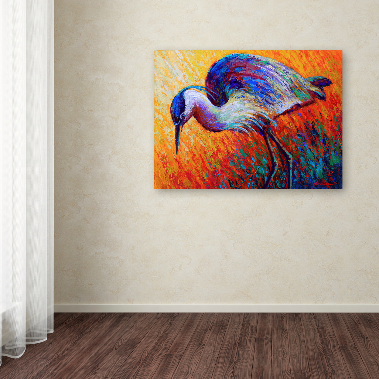 Marion Rose 'Bird Of Dreams' Ready To Hang Canvas Art 14 X 19 Inches Made In USA