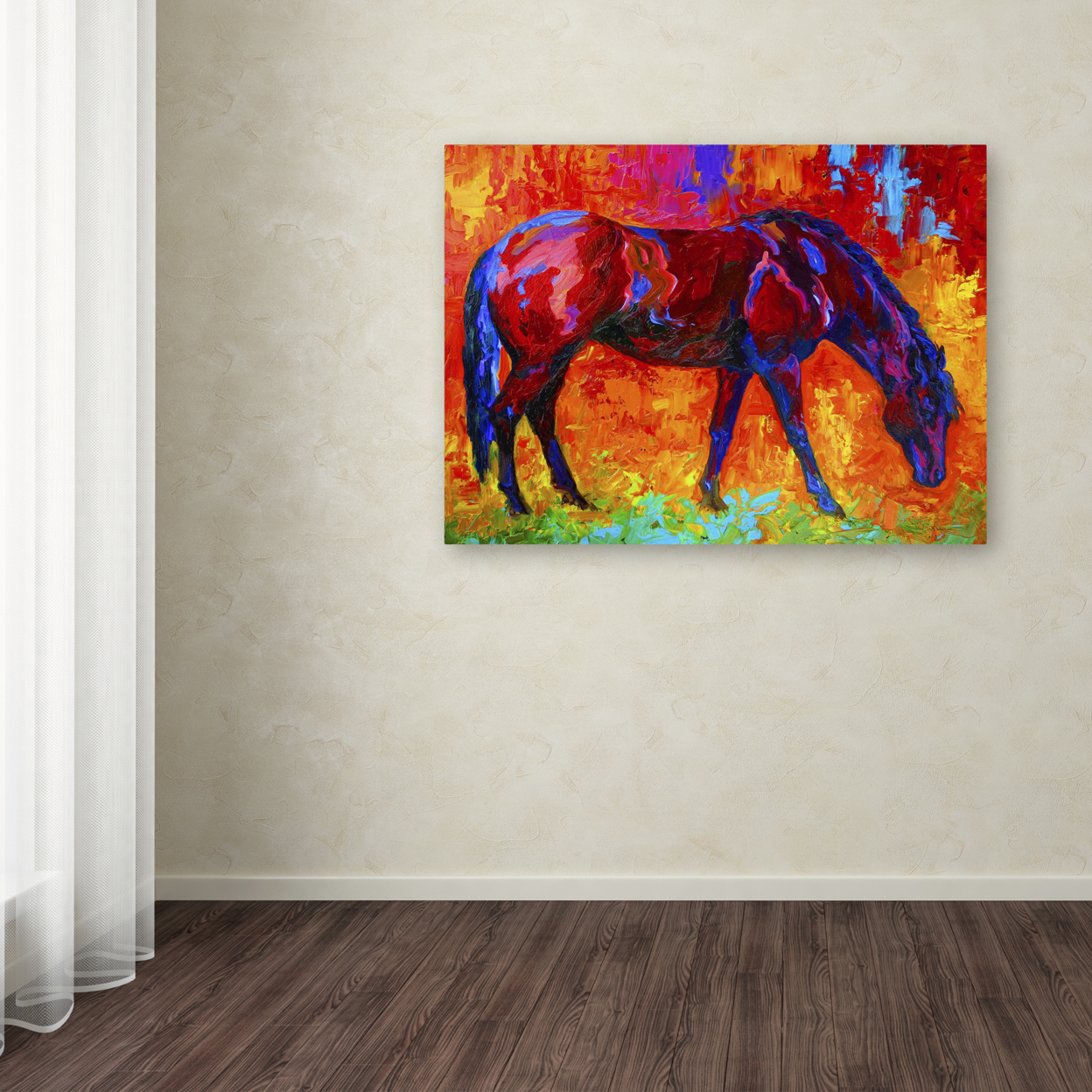 Marion Rose 'Bay Mare II' Ready To Hang Canvas Art 18 X 24 Inches Made In USA
