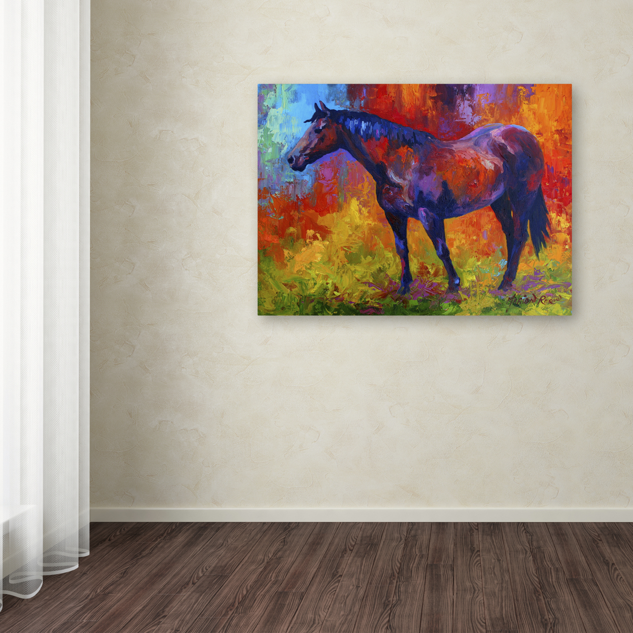 Marion Rose 'Bay Mare I' Ready To Hang Canvas Art 18 X 24 Inches Made In USA