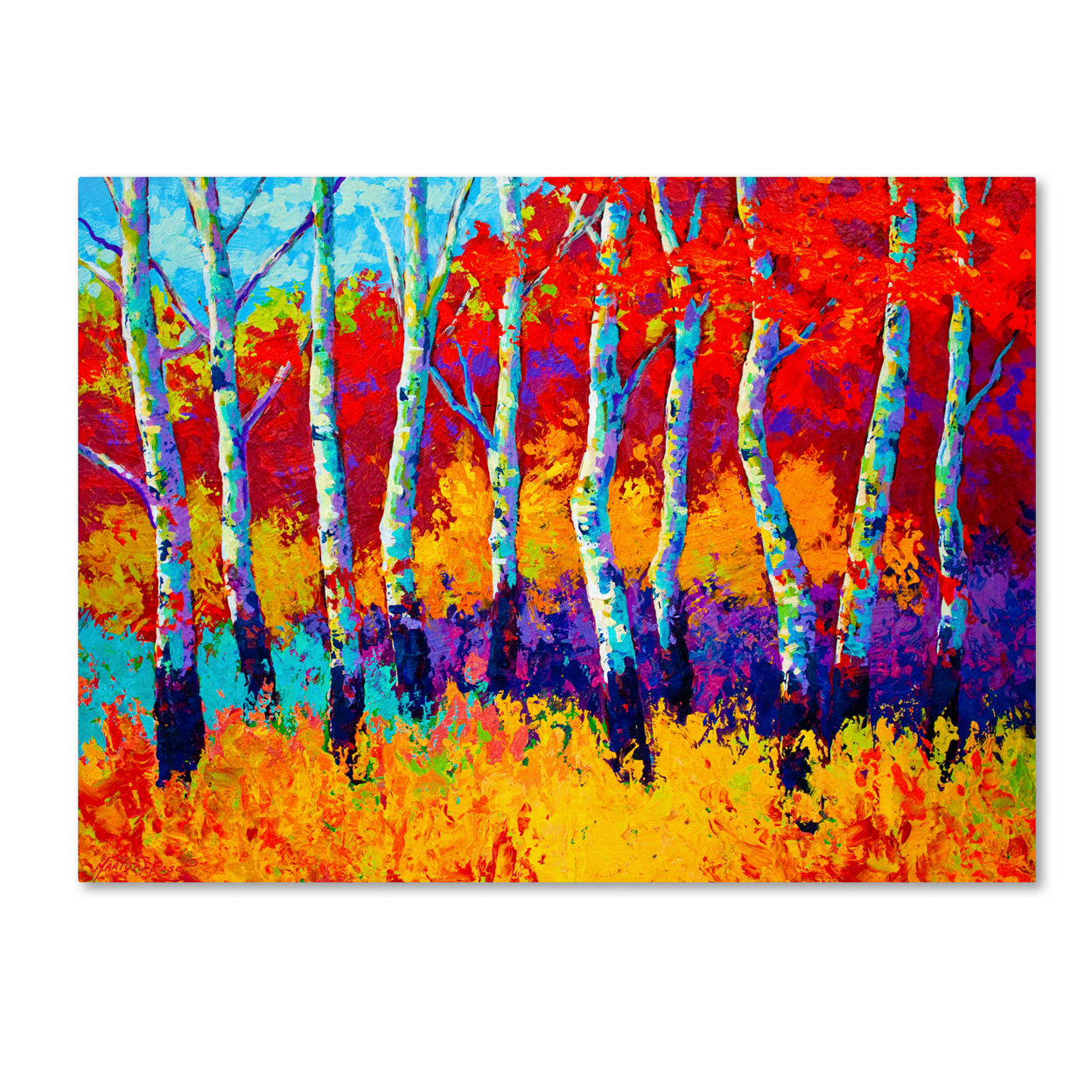 Marion Rose 'Autumn Riches' Ready To Hang Canvas Art 24 X 32 Inches Made In USA