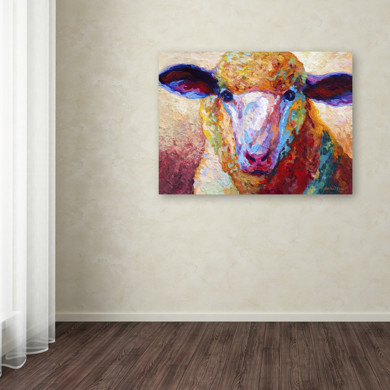 Marion Rose 'Dorset Ewe' Ready To Hang Canvas Art 24 X 32 Inches Made In USA