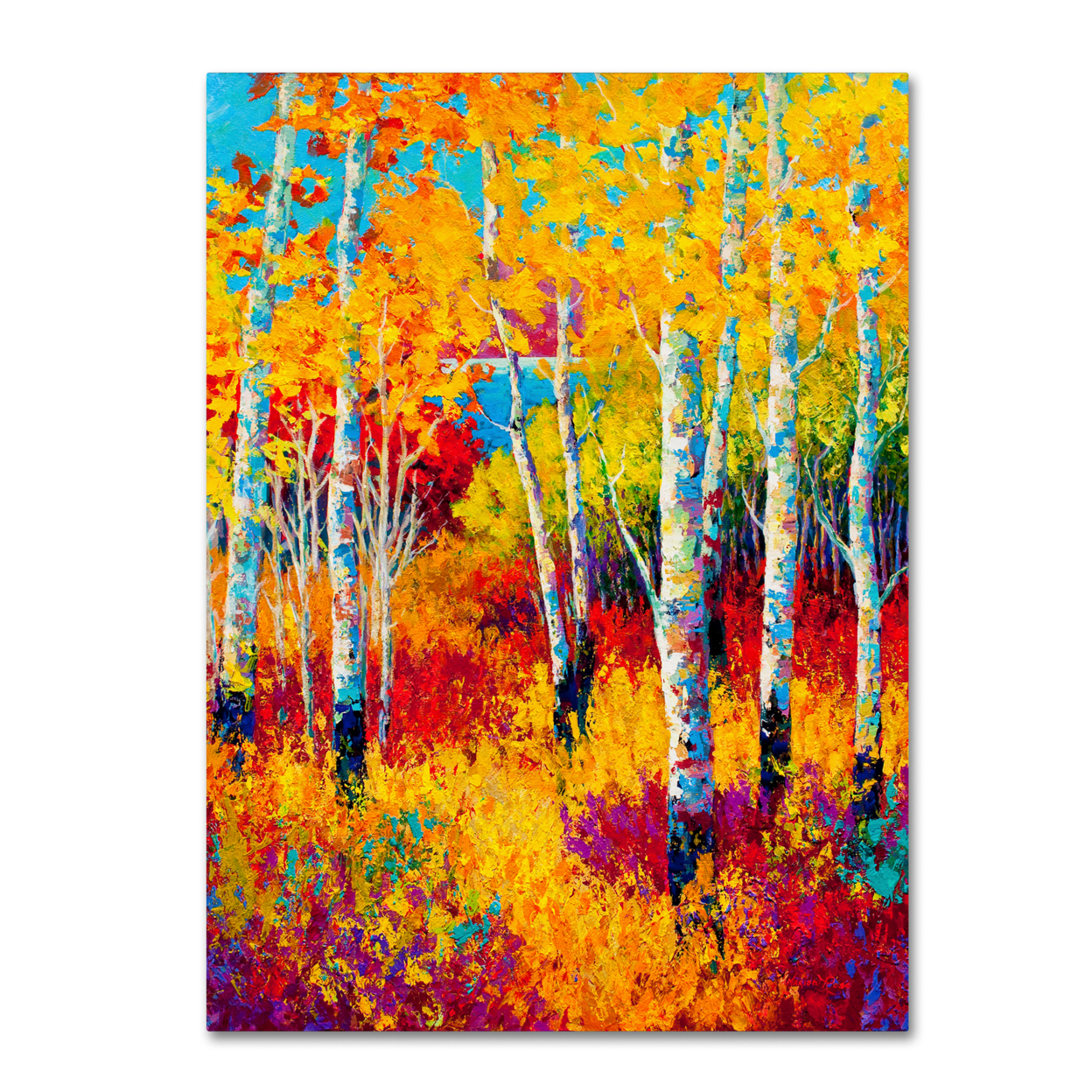 Marion Rose 'Autumn Dreams' Ready To Hang Canvas Art 35 X 47 Inches Made In USA