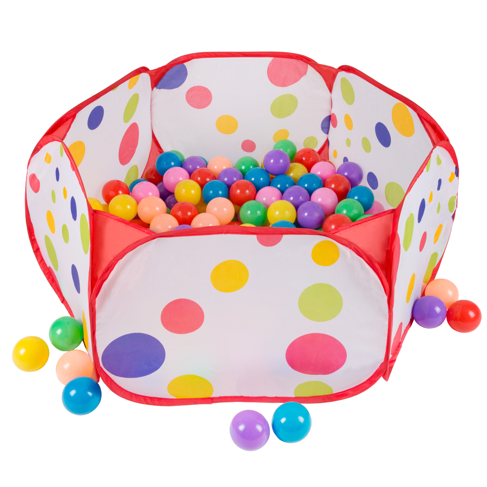 Pop Up Ball Pit Play Pen Tent For Babies And Toddlers Includes 200 Balls 15 Inches Tall X 35 Inches Wide
