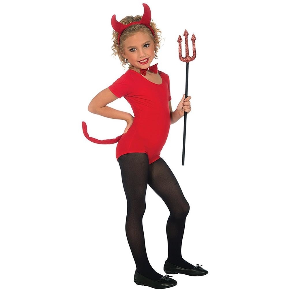Devil Plush Accessory Kit Kids Size O/S Red Costume Forum Novelties