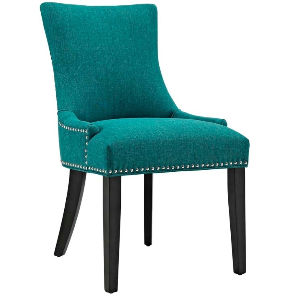 Marquis Fabric Dining Chair, Teal
