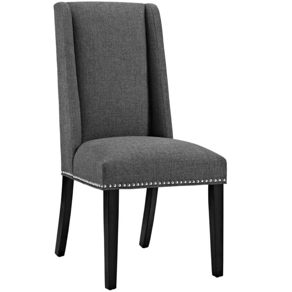 Baron Fabric Dining Chair, Gray