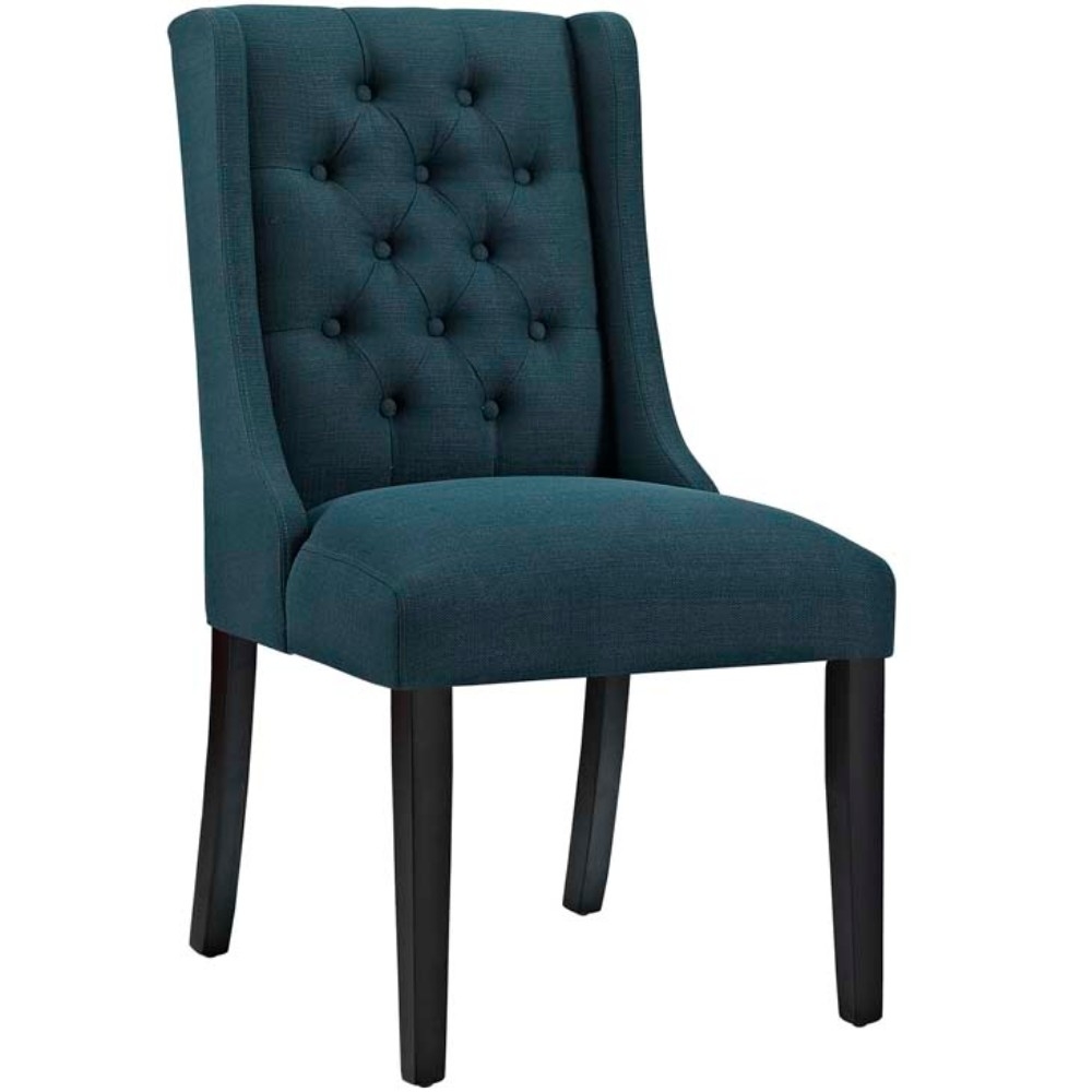 Baronet Fabric Dining Chair, Azure