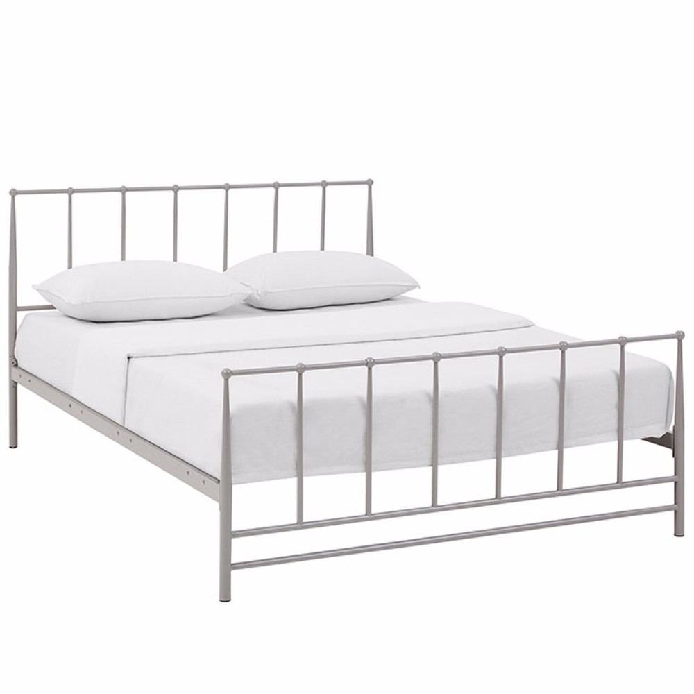 Estate King Bed, Gray