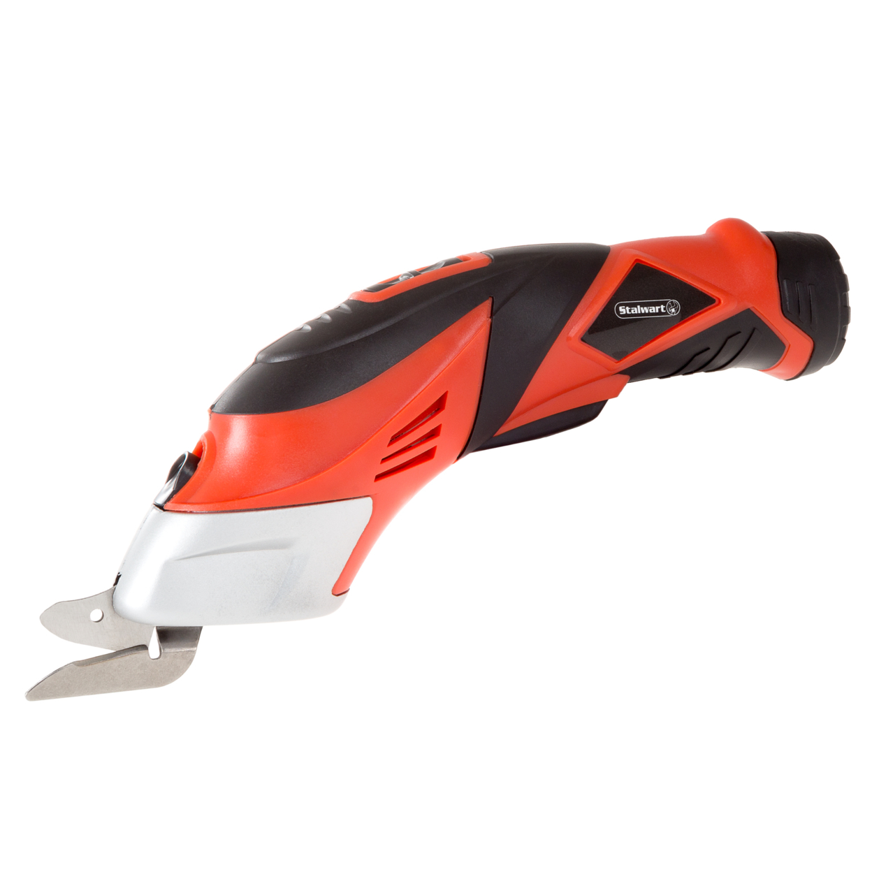 Cordless Power Scissors With Two Blades - Fabric, Leather, Carpet And Cardboard Cutter- 3.6V NiCad Lithium Ion Rechargeable Battery