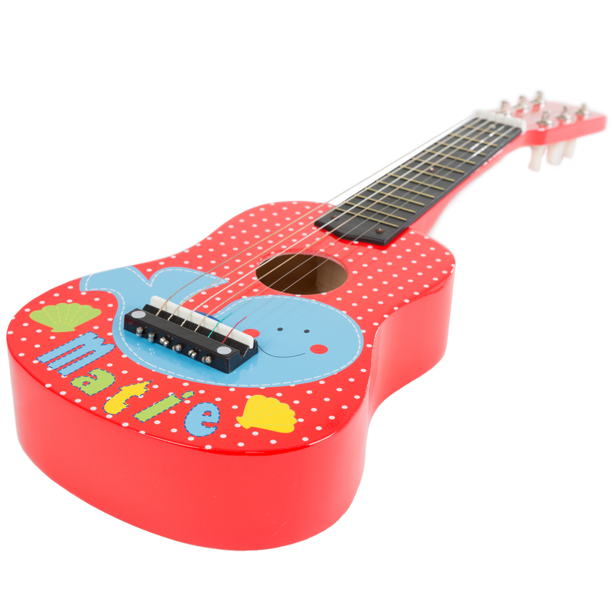 Toy Acoustic Guitar With 6 Tunable Strings And Real Musical Sounds