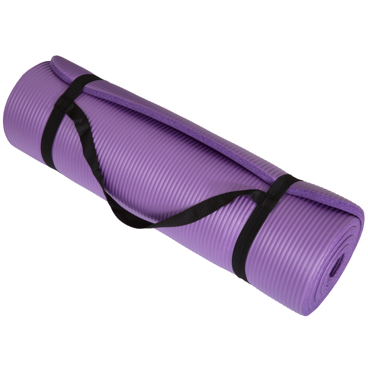 Camping Sleeping Yoga Mat Thick .50 Half Inch Padding Foam Travel Purple 71 X 24