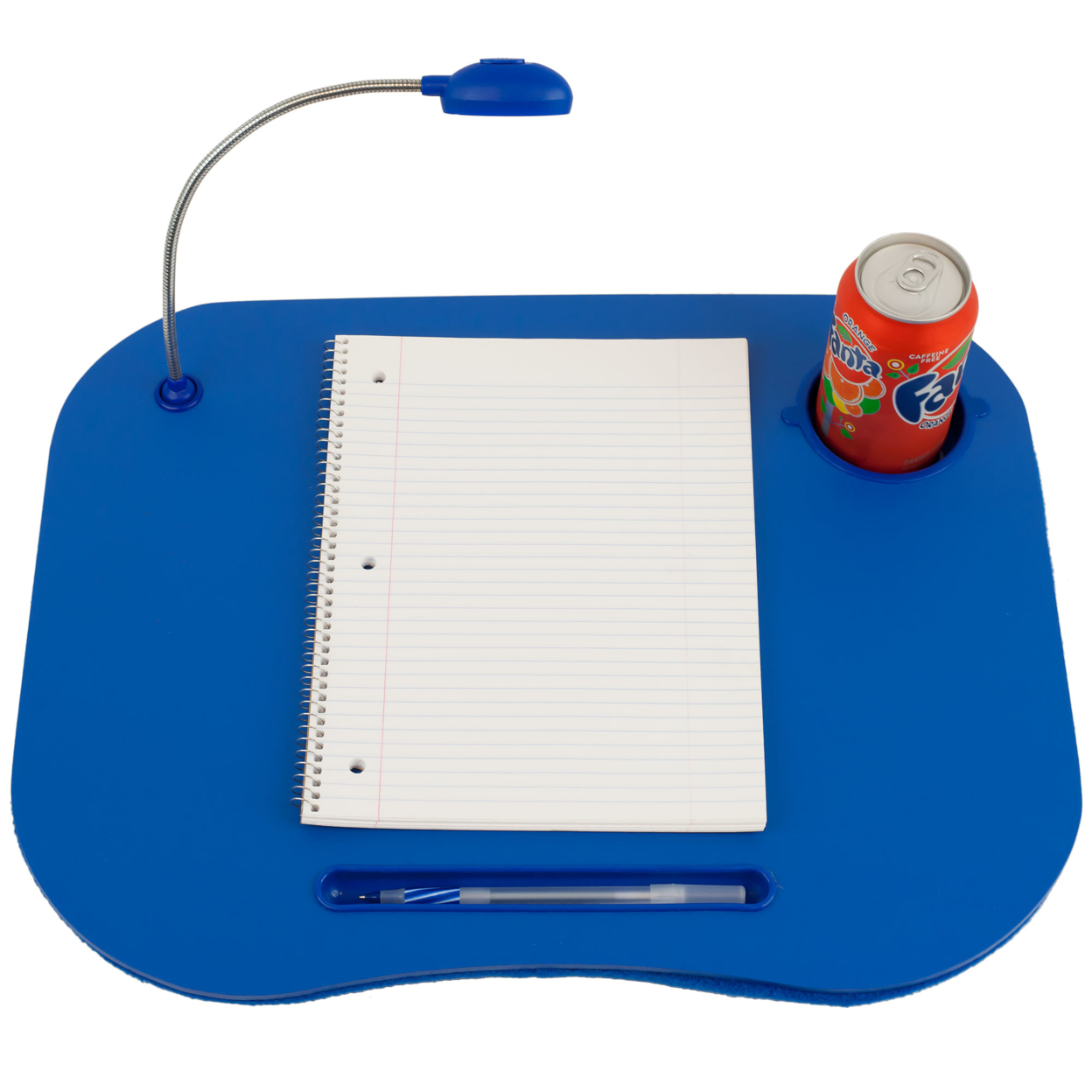 Portable LapTop Desk With Handle And LED Light - Squishy Bottom 19 X 15