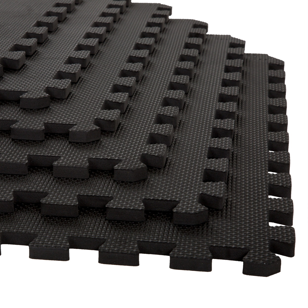 6 Pk Interlocking EVA Foam Floor Mats Garage Flooring Basement Exercise Mat 24 X 24 Inches Each