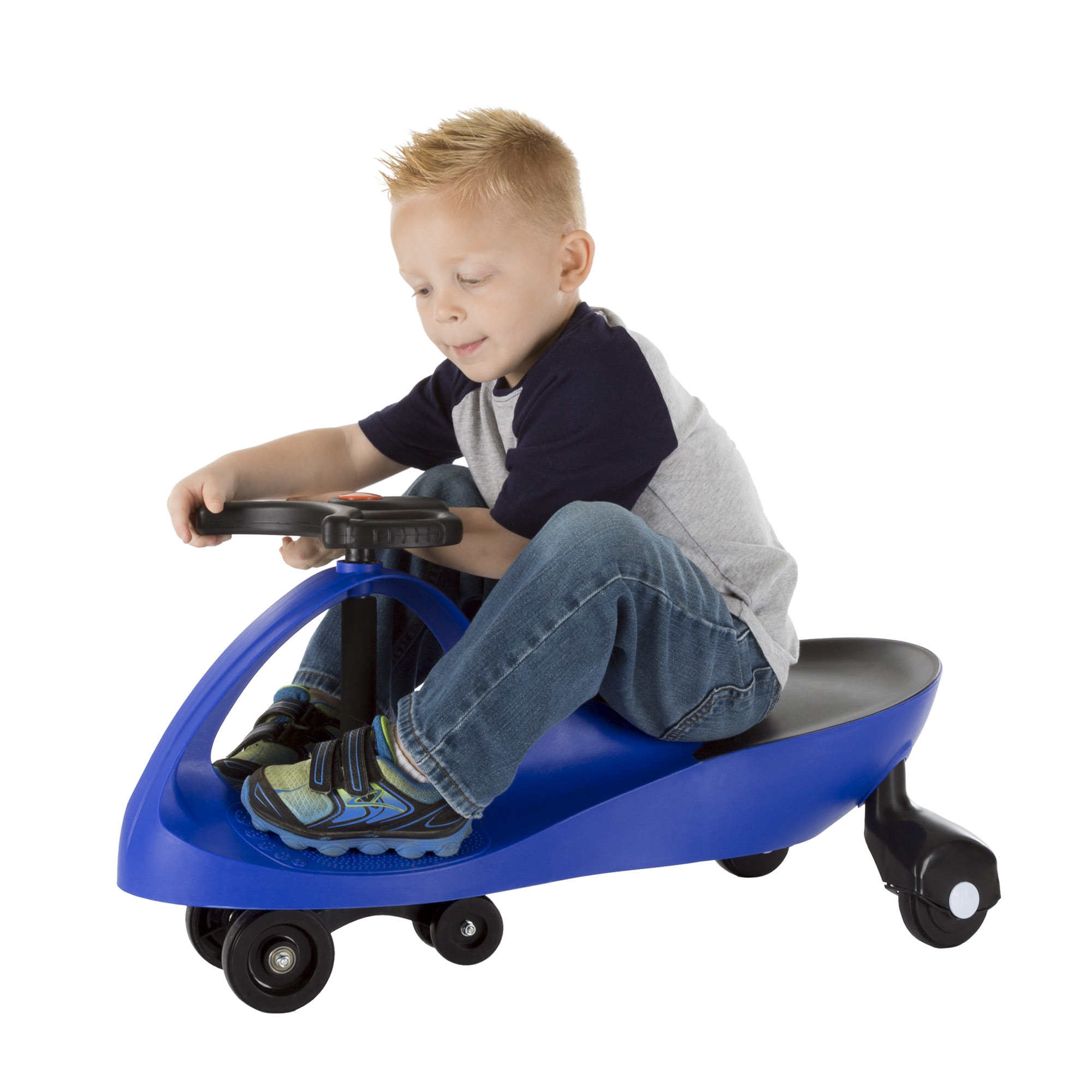 Ride On Toy ZigZag Twistcar Wiggle No Batteries Kids Energy Operated Blue Kids Ages 2 - 6 Yrs
