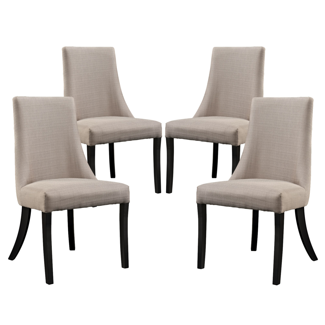 Reverie Dining Side Chair Set Of 4, EEI-1677-BEI
