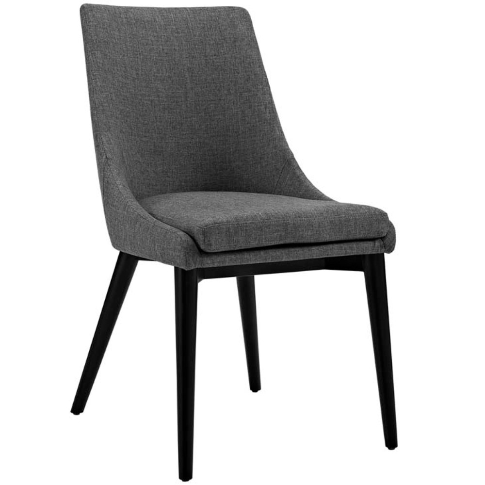 Viscount Fabric Dining Chair, Gray