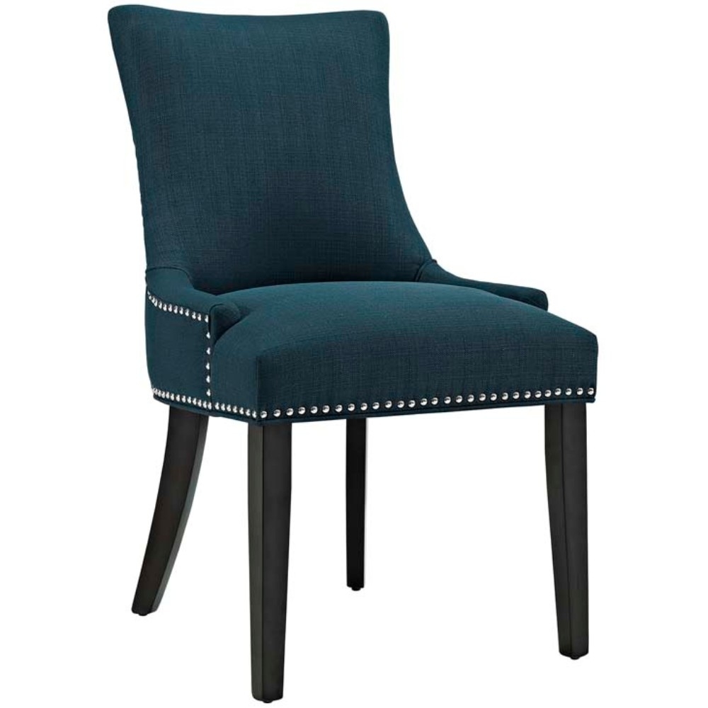 Marquis Fabric Dining Chair, Azure
