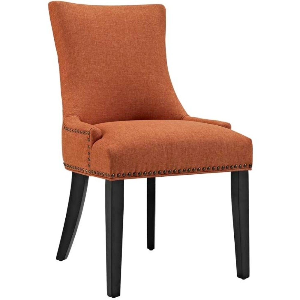 Marquis Fabric Dining Chair, Orange