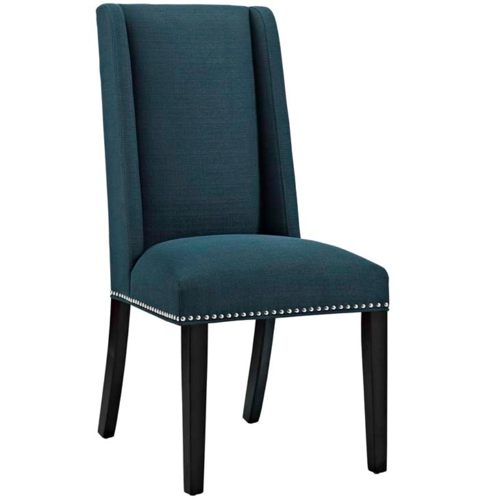 Baron Fabric Dining Chair, Azure