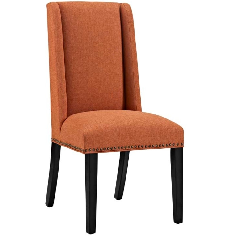Baron Fabric Dining Chair, Orange