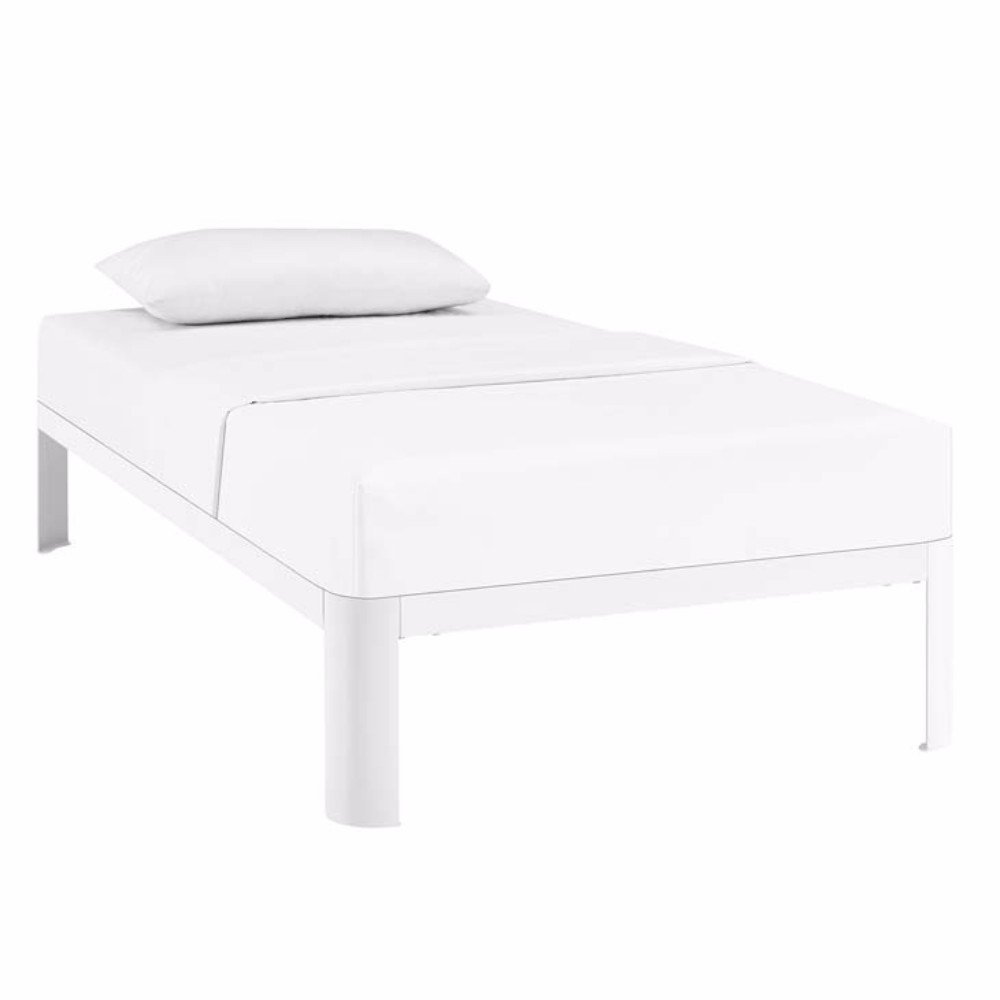Corinne Twin Bed Frame, White
