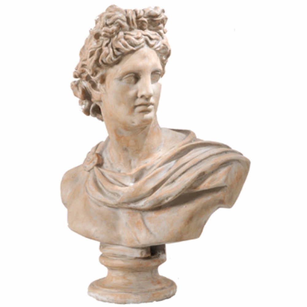 Antiquely Composed Placidia Bust Statue- Saltoro Sherpi