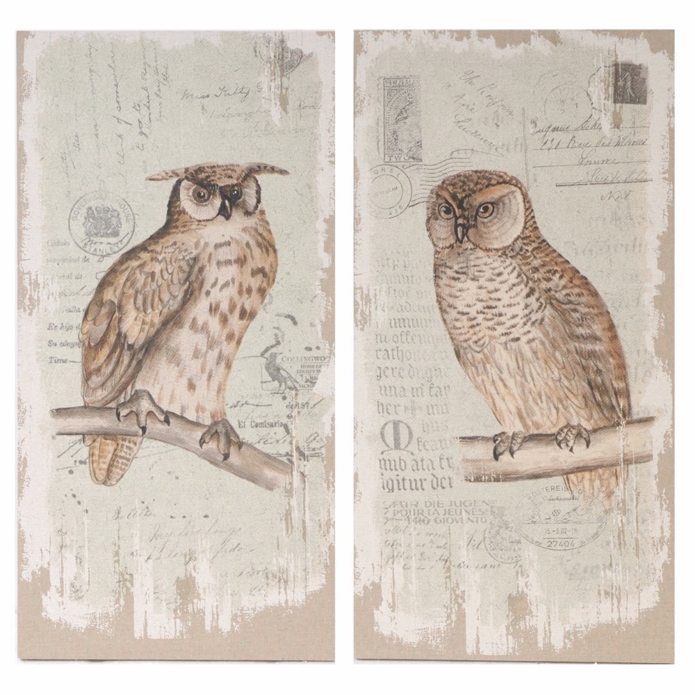 Lilith Owl Prints- Set Of 2- Saltoro Sherpi