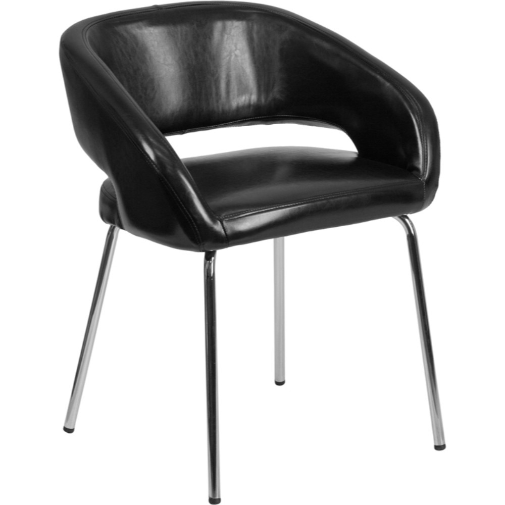 Fusion Black Leather Chair