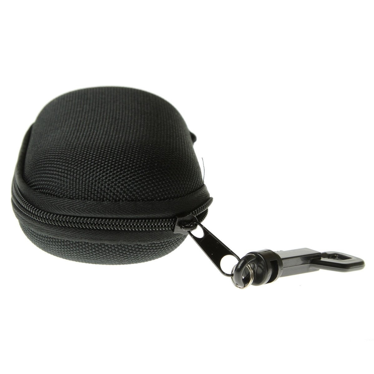 Zipper Capsule Sunglass Eyewear Case Nylon W/ Key Chain