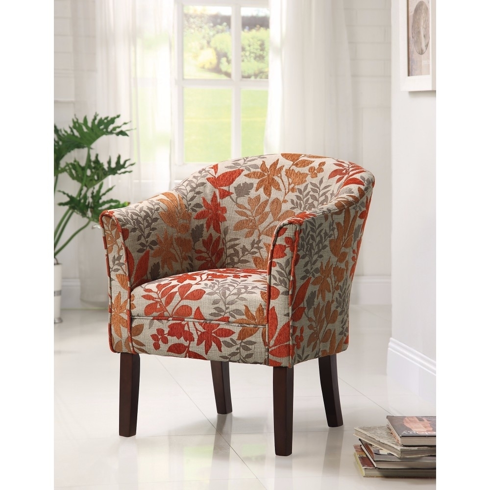 Colorfully Catchy Accent Chair, Multicolor