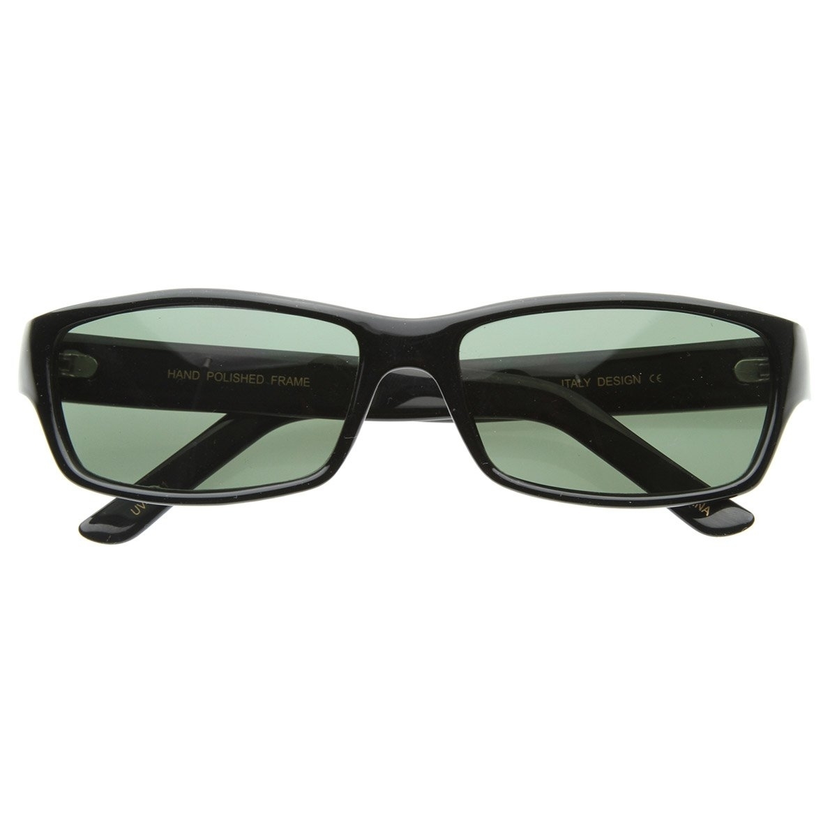 Basic Modern Casual Lifestyle Rectangle Sunglasses G-15 Lens