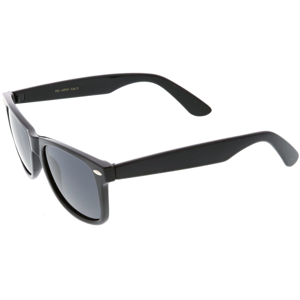 Classic Horn Rimmed Sunglasses Neutral Color Polarized Lens 52mm - Tortoise / Brown