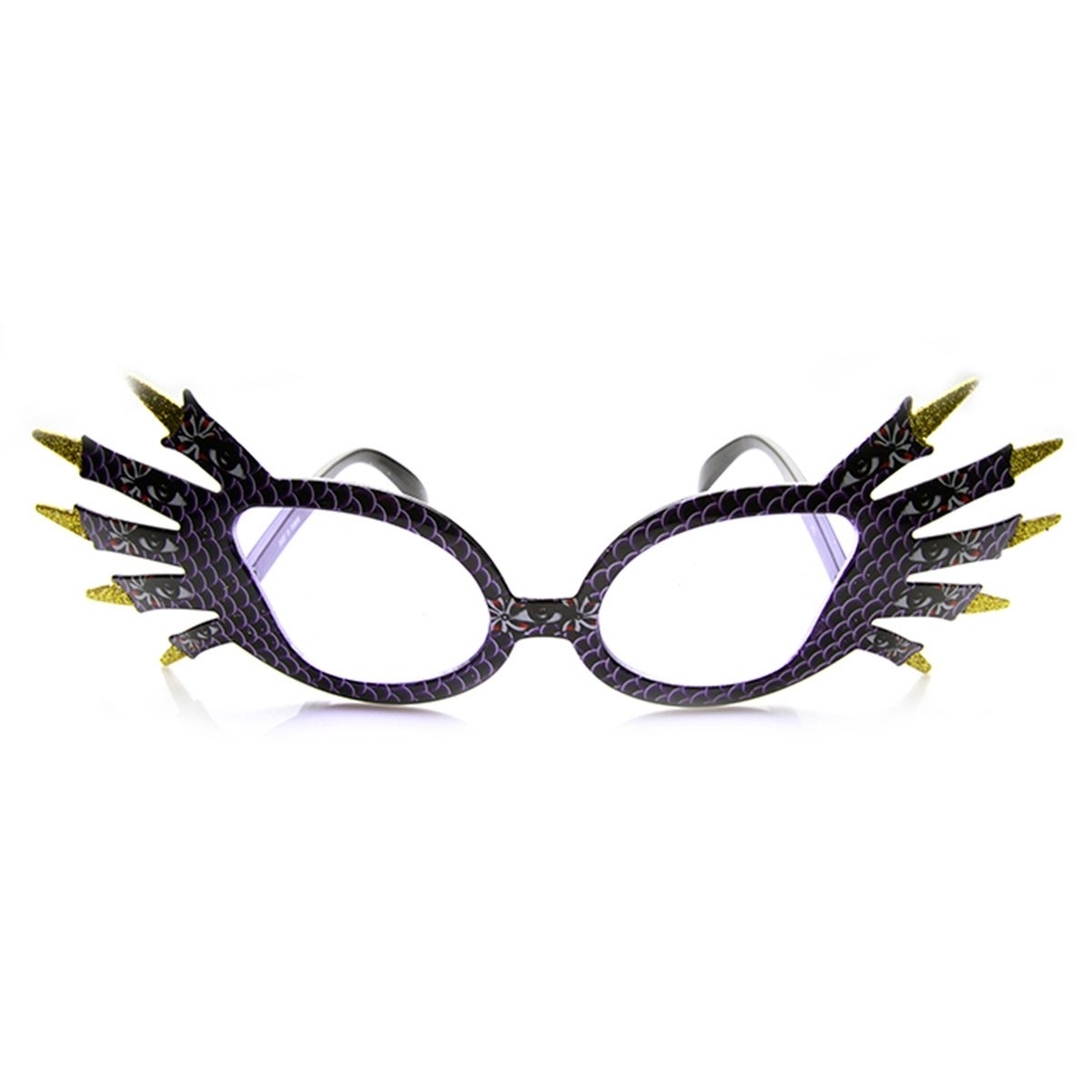 Dragon Claws Hydra Scales Monster Novelty Party Sunglasses - Orange Orange