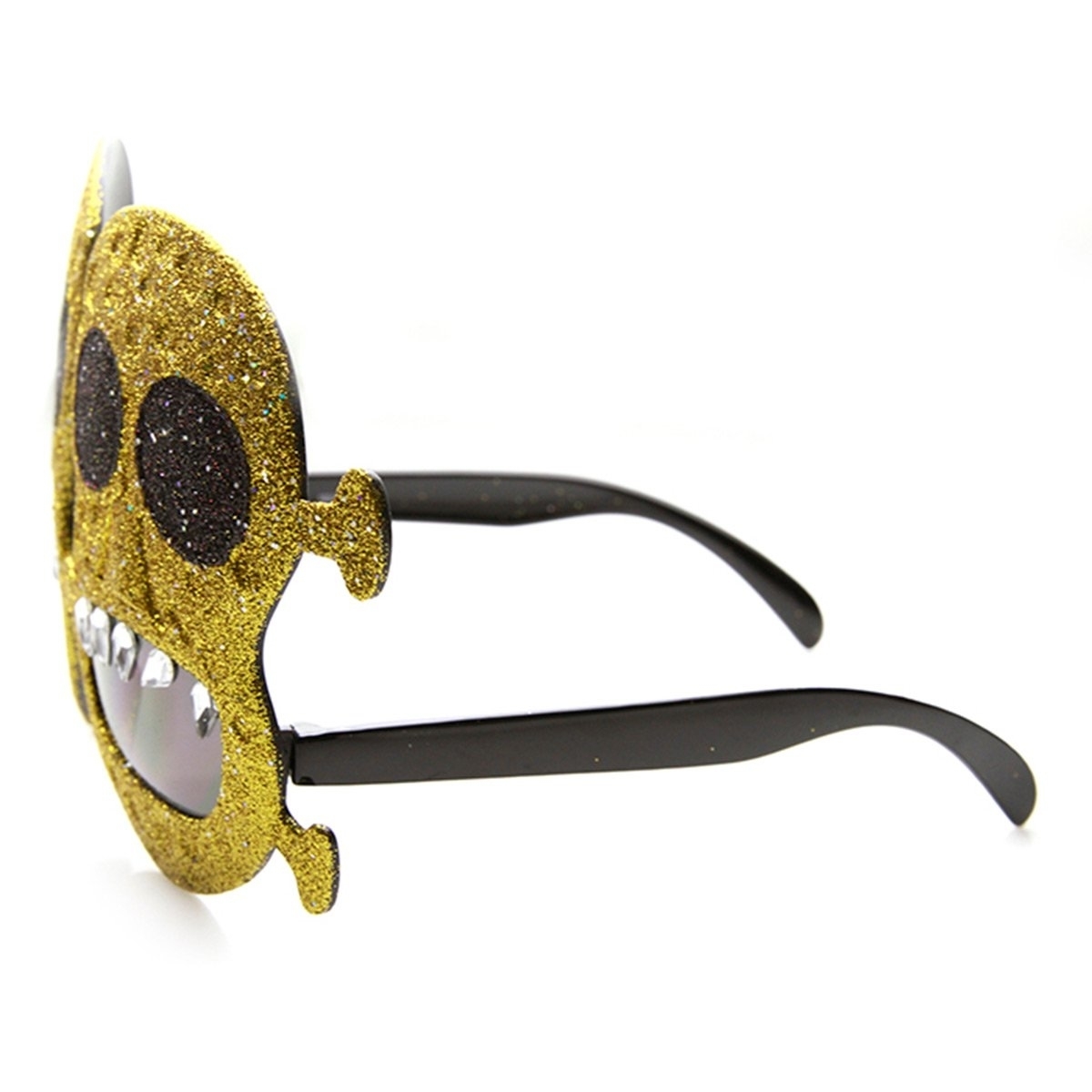 Frankenstein Monster Day Of The Dead Novelty Costume Sunglasses - Black Smoke