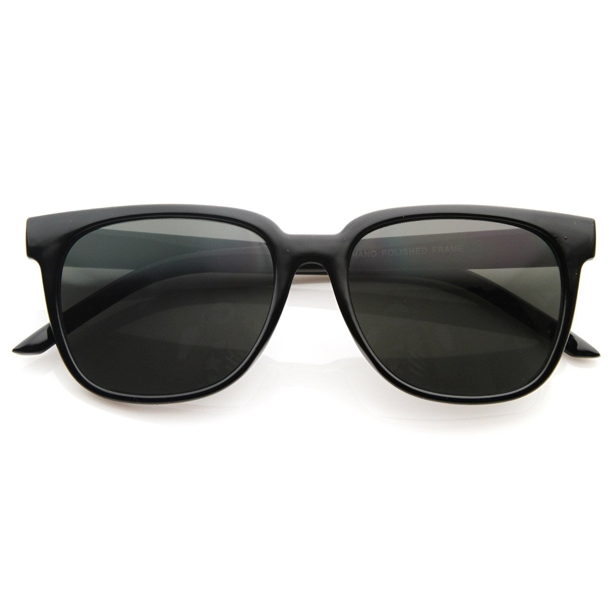 Retro Fashion Inspired Basic Horned Rim Horn Rimmed Style Sunglasses - Tortoise