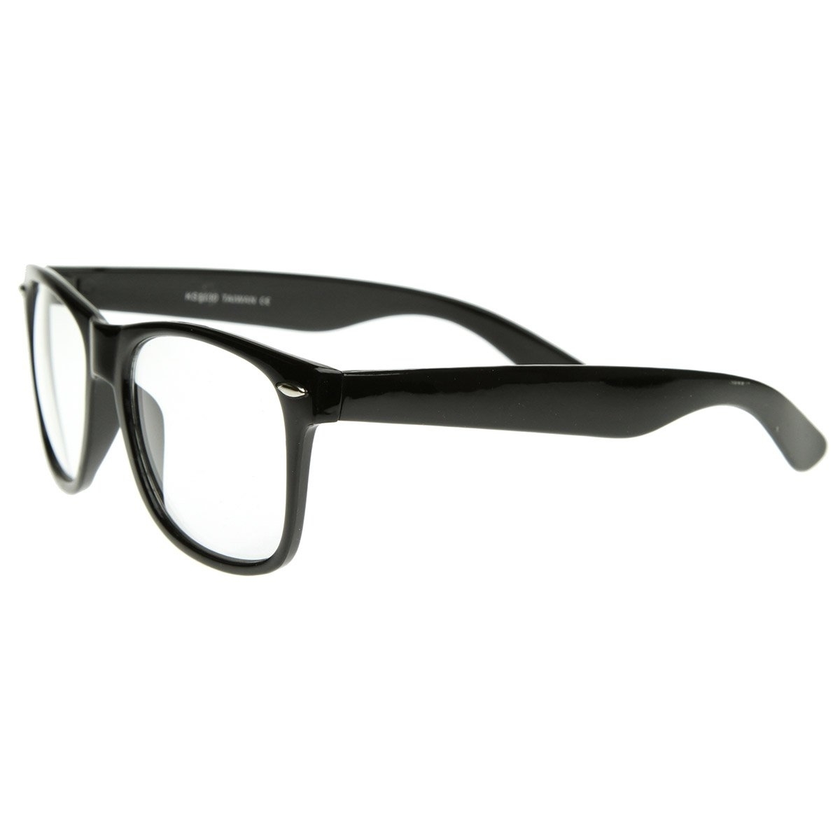 Vintage Inspired Eyewear Original Geek Nerd Clear Lens Horn Rimmed Glasses - Yellow Tortoise