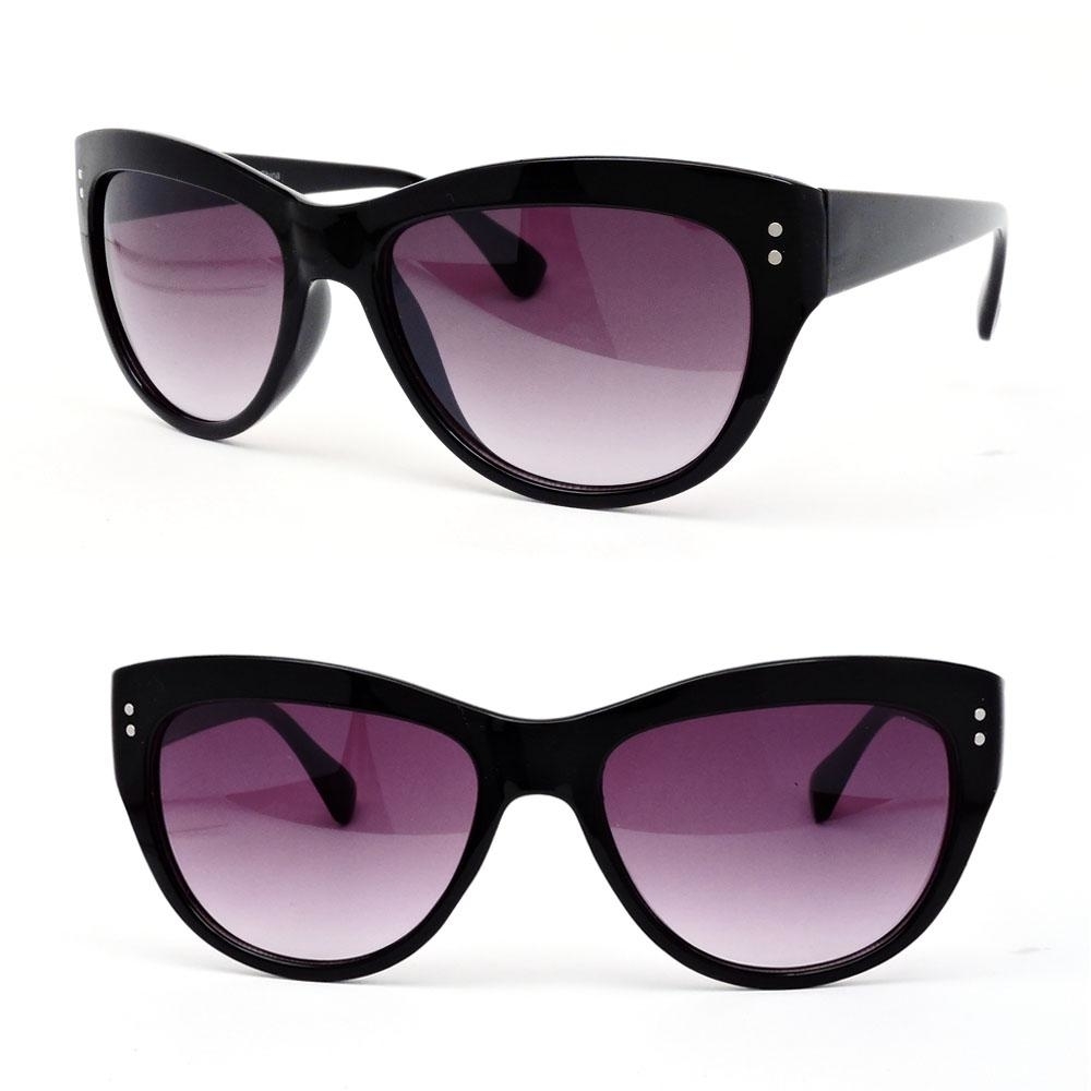 Oversized High Quality Cat Eye Black Or Tortoise Women's Gradient Lenses Cateye Sunglasses - Tortoise