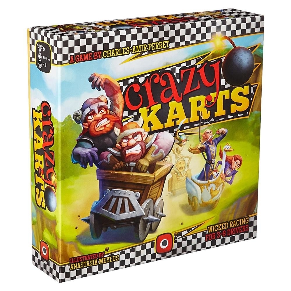 Crazy Karts Medieval Wicked Racing Interactive Board Game Portal Games