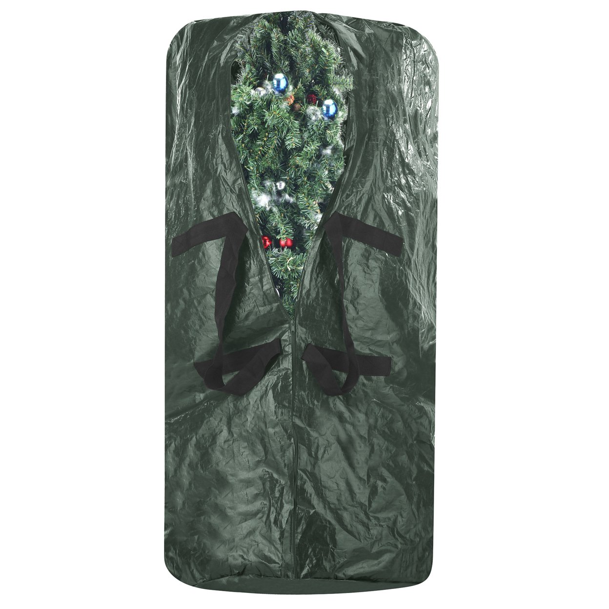 Christmas Tree Zipper Storage Bag Holds Fake Unassembled Trees Up To 9 Ft High