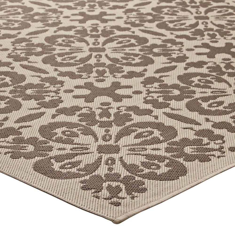 Ariana Vintage Floral Trellis 8x10 Indoor And Outdoor Area Rug, R-1142A-810